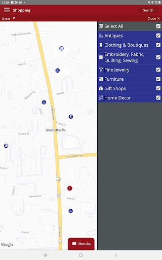 Screenshot of Visit Goodlettsville