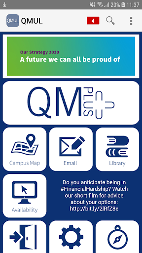 Android application Queen Mary University London screenshort