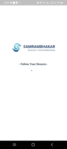 Android application Samrambhakar:Business + Social screenshort