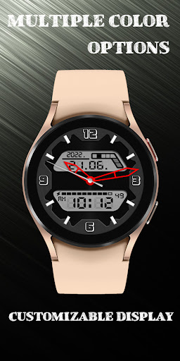 Digital with red watch hands Screen 2