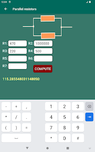 Calctronics- electronics tools Screenshot