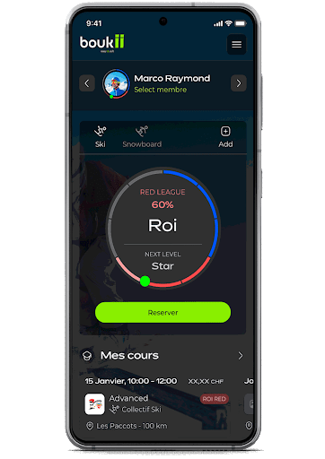 Android application Boukii Sports screenshort