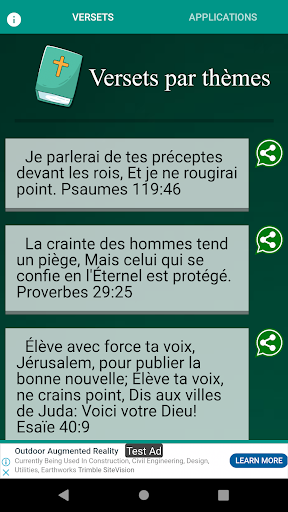 Thèmes de versets bibliques Screen 2