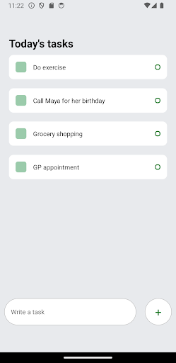 Android application Easy Planner screenshort