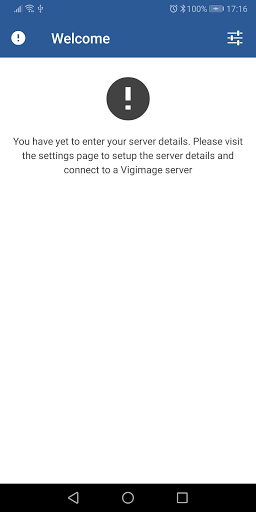 Android application Vigi screenshort
