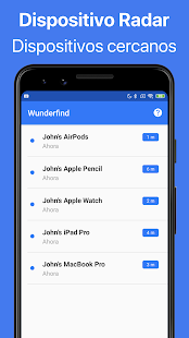 Wunderfind: Buscar dispositivo Screenshot