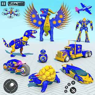 Dragon Robot Police Car Games apkdebit screenshots 17