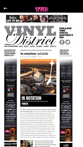 The Vinyl District Screen 2