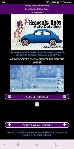 Android application Heavenly Hubs Auto Detailing screenshort