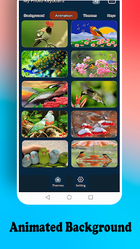 Colorful Bird keyboard Screen 2
