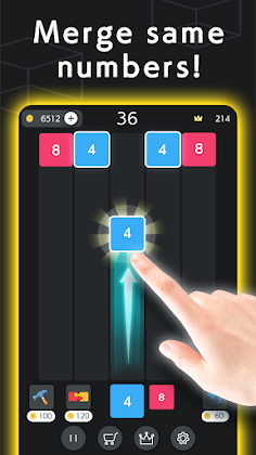 x2 blocks - 2048 Merge Games - Screenshot 2