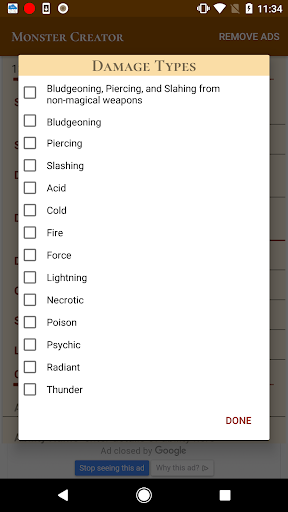 5e Monster Creator Screen 3