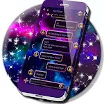 Cover Image of Télécharger Incroyable thème SMS Galaxy  APK