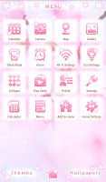 screenshot of Lovely Theme-Cherry Blossoms-