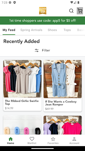 Android application Pants Store VIP screenshort