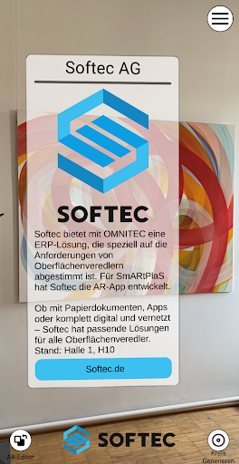 Android application Softec AR: Messe-Edition screenshort