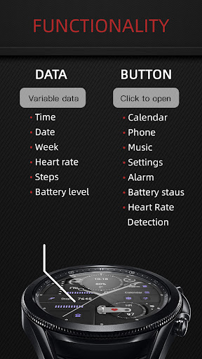 Obsidian Machine For Wear OS Screen 2