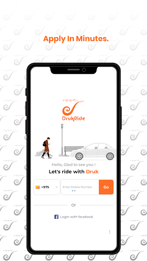 Android application DrukRide screenshort