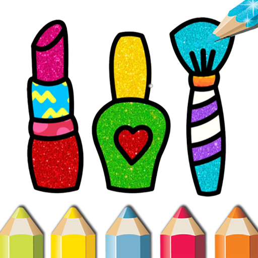Beauty Glitter coloring game logo