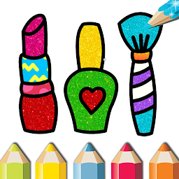 Icon image Beauty Glitter coloring game