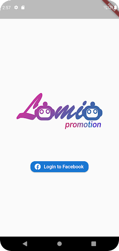 Android application Lomio promotion screenshort