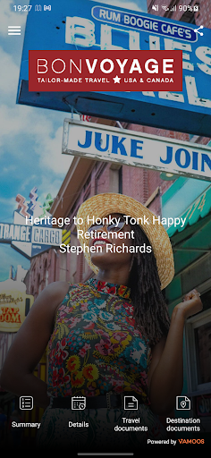Android application Bon Voyage Travel screenshort