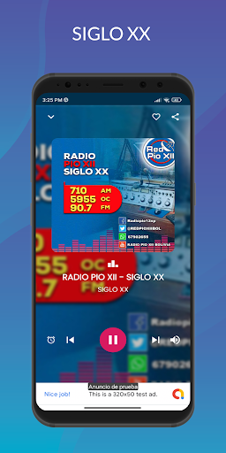 Radio PIO XII Bolivia Screen 2