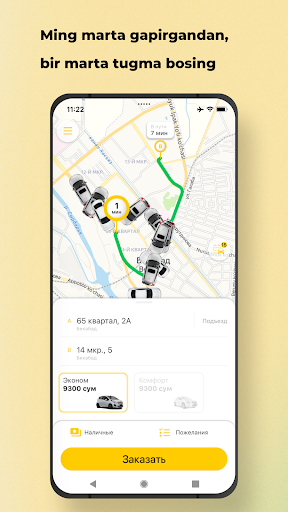 Android application Aylanay Taxi screenshort