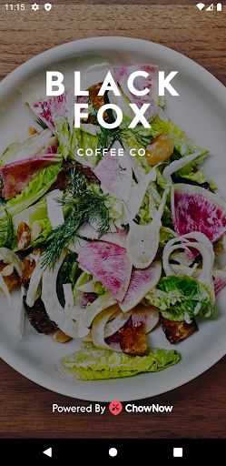 Android application Black Fox Coffee screenshort