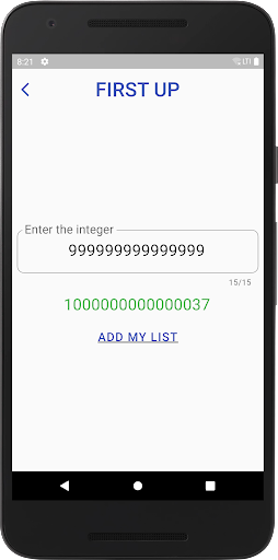 Prime Numbers Screen 3