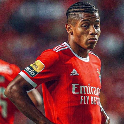 David Neres 4k Wallpaper logo
