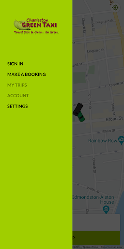 Android application Charleston Green Taxi screenshort