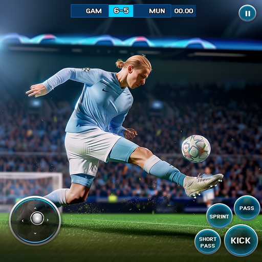 Soccer Club Star Football Game Logo
