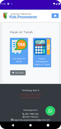 Cek Pajak Kab.Pesawaran Screen 2