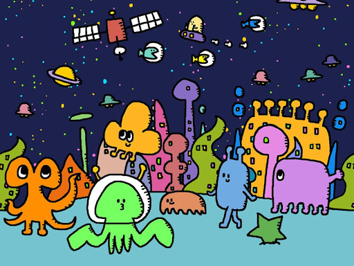 Android application かわいい壁紙 スペースタウン screenshort