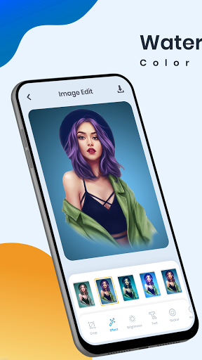 Android application Water Paint Color Effect screenshort