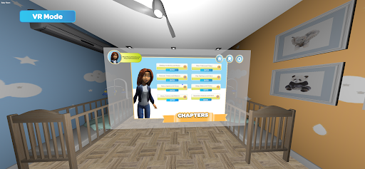 Android application A day in a crèche screenshort