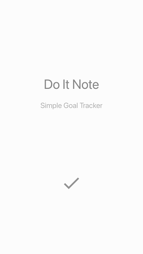 Android application Do It Note-Simple Goal Tracker screenshort