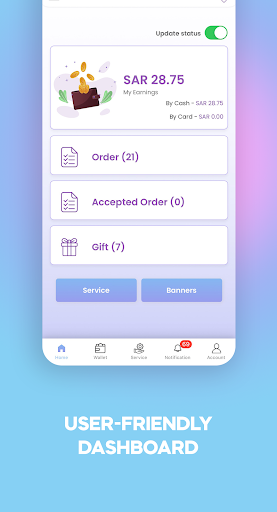 Bzoons app Vendor Screen 2