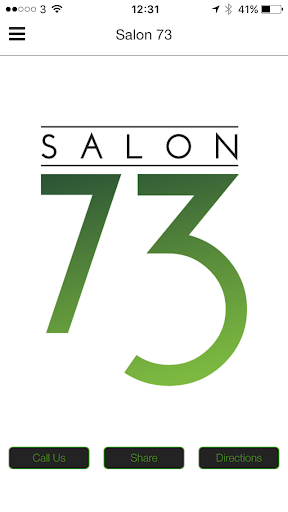 Android application Salon 73 screenshort