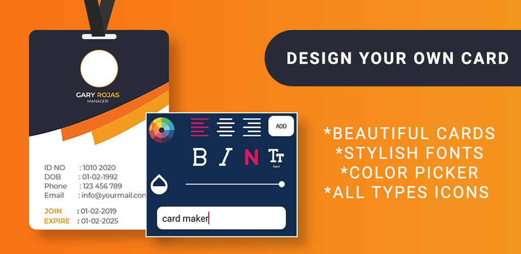 Employee id card maker app latest version for android download apk
