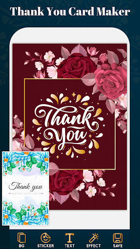 Thankyou Invitation Card Maker Screen 2