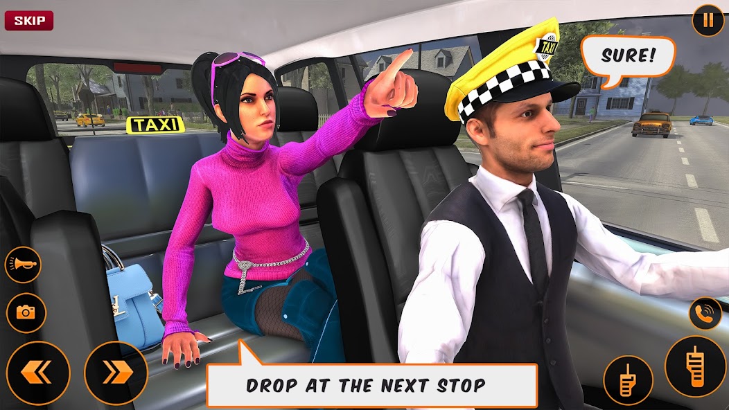 Taxi Driver: Crazy Taxi Games 1.7 APK + Mod (Unlimited money) for Android