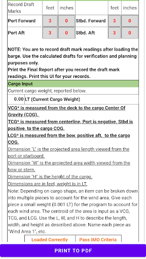 S250 Barge Loadout Screen 2
