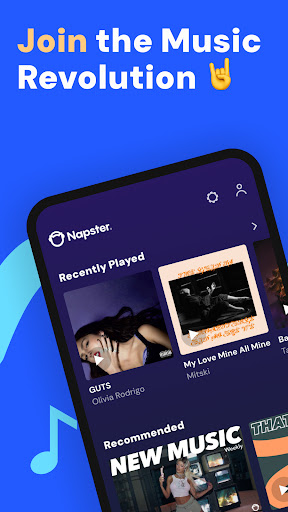 Screenshot of Napster Music