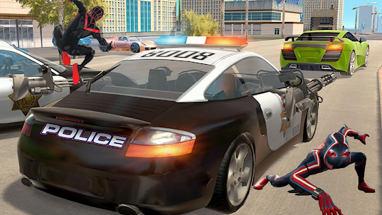 Spider Police Car Simulator 3D