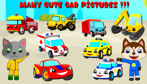 Kids Cartoon Car Puzzle - Pups Friends