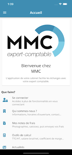 Android application MMC expert comptable screenshort