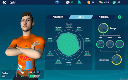 Screenshot of Live Cycling Manager Pro 2024