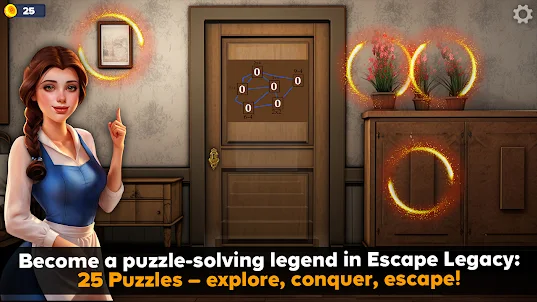 Escape Legacy 25quebra-cabeças